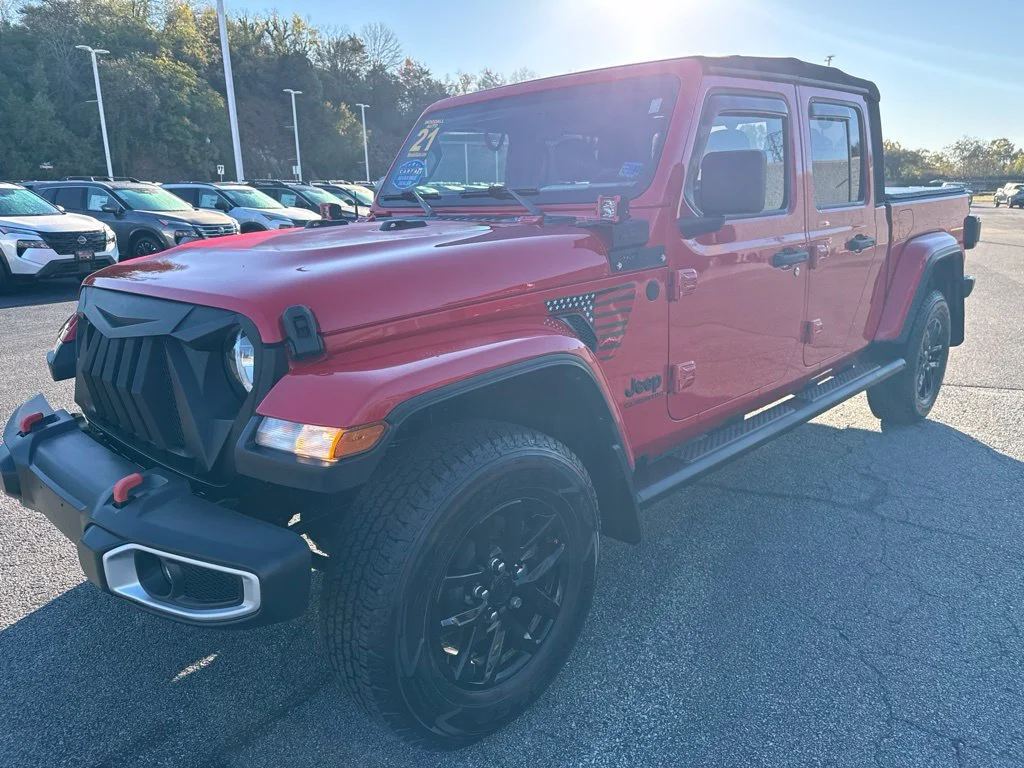 Used 2021 Firecracker Red Clea Jeep Sport S image 8