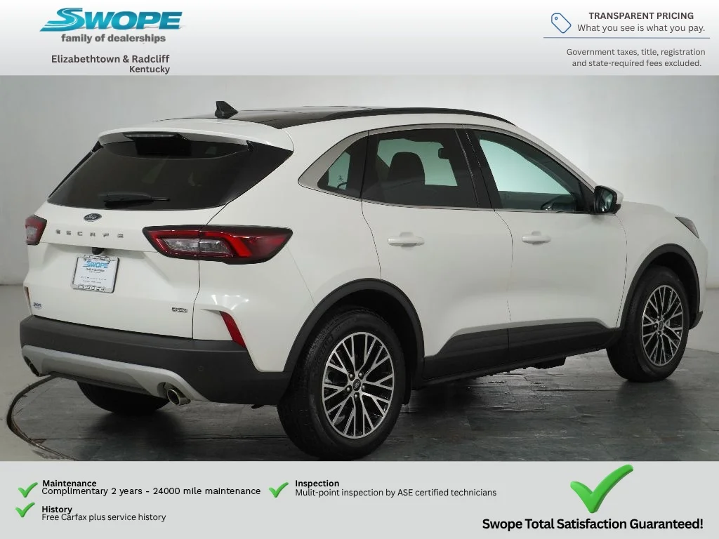 Used 2025 STAR WHITE METALLIC TRI-COAT Ford PHEV image 4