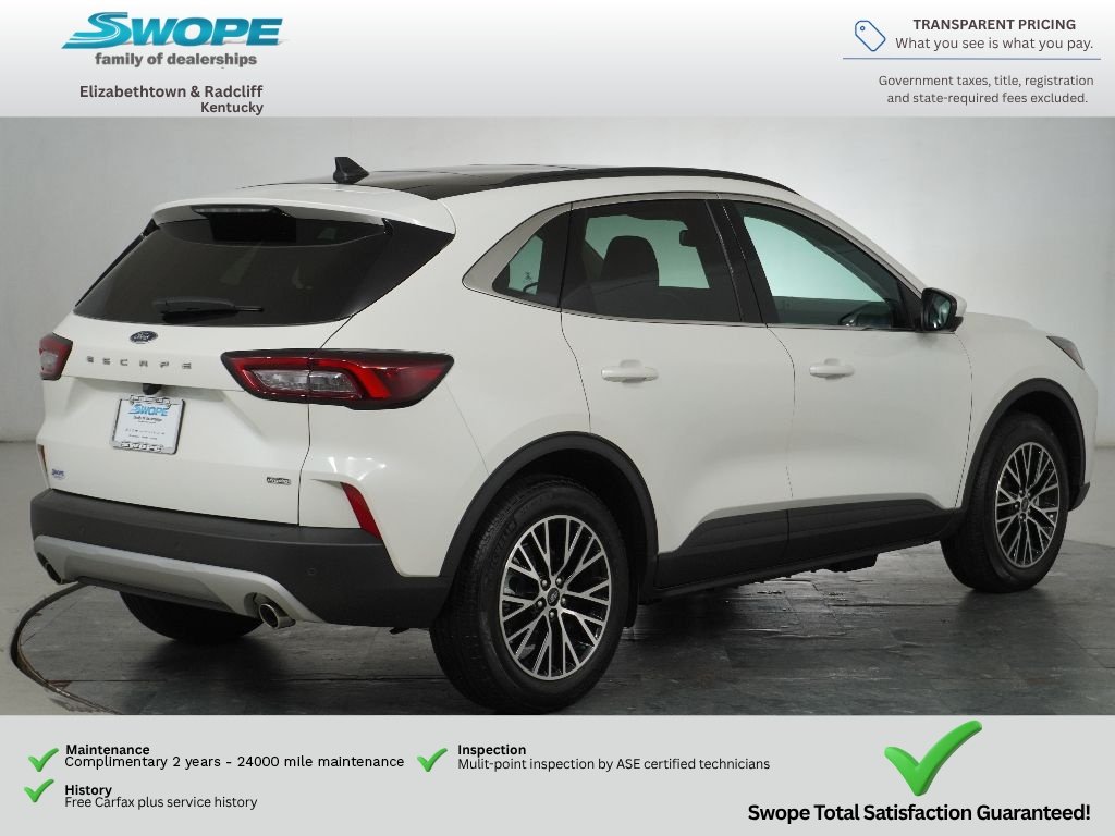 Used 2025 STAR WHITE METALLIC TRI-COAT Ford PHEV image 4
