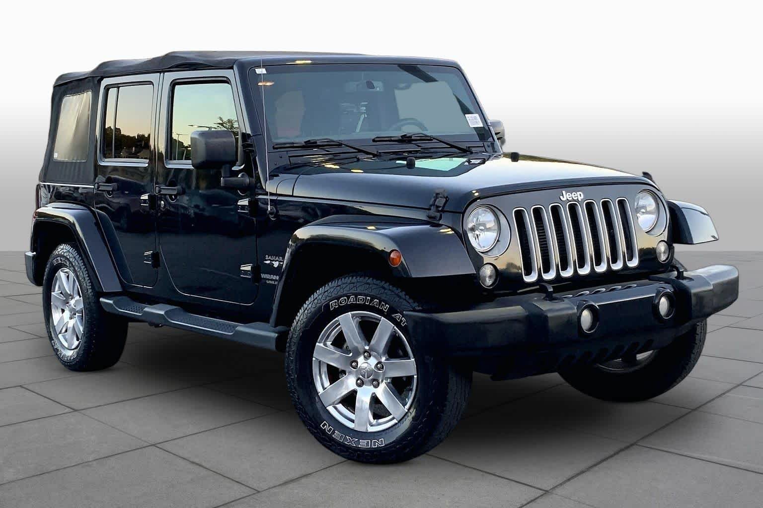 Used 2016 Black Clearcoat Jeep Sahara image 3