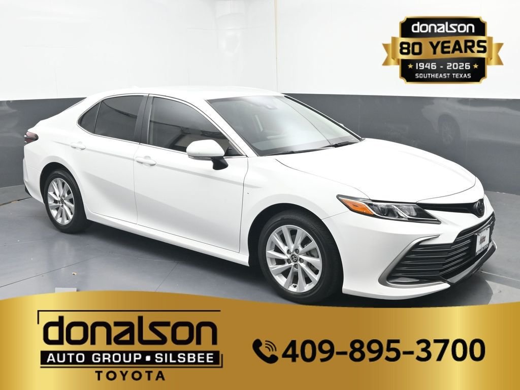 Used 2024 White Toyota LE image 1