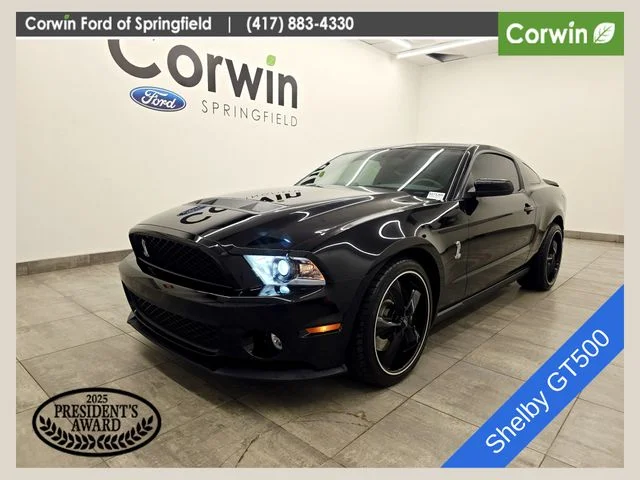 Used 2010 Black Ford Shelby GT500 image 1