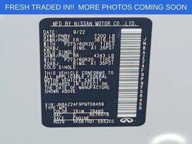Used 2023 White INFINITI LUXE image 40