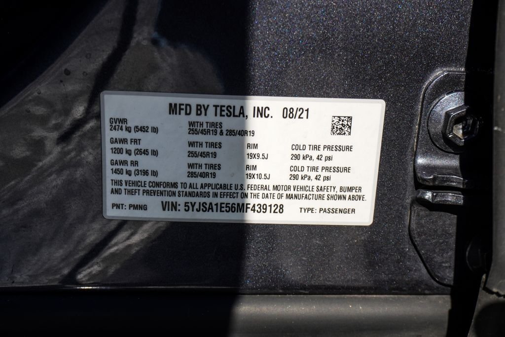 Used 2021 Gray Tesla Long Range image 33