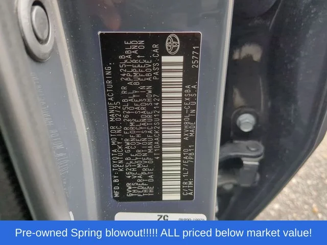 Used 2025 Gray Toyota SE image 48