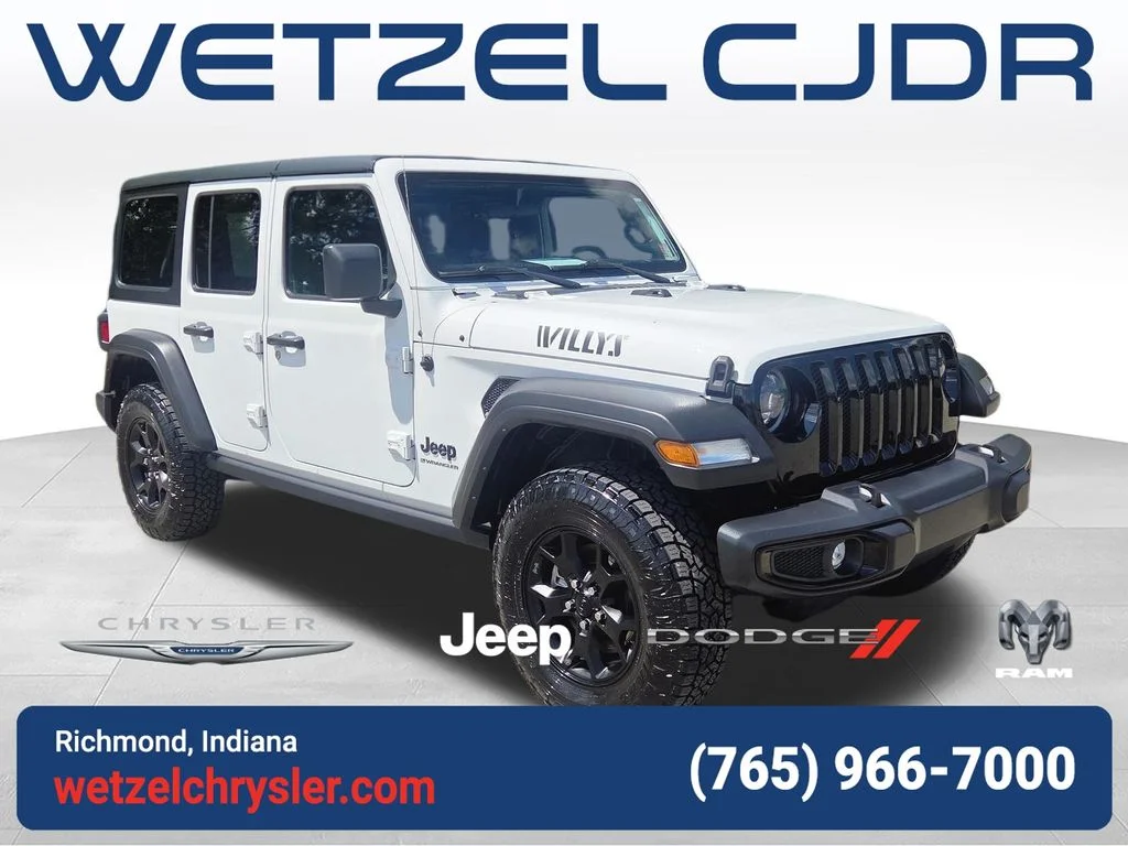 Used 2023 White Jeep Willys image 1