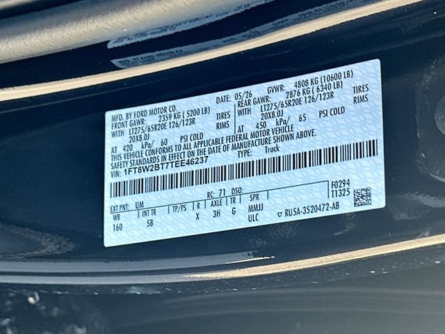 New 2026 Agate Black Metallic Ford Lariat image 66