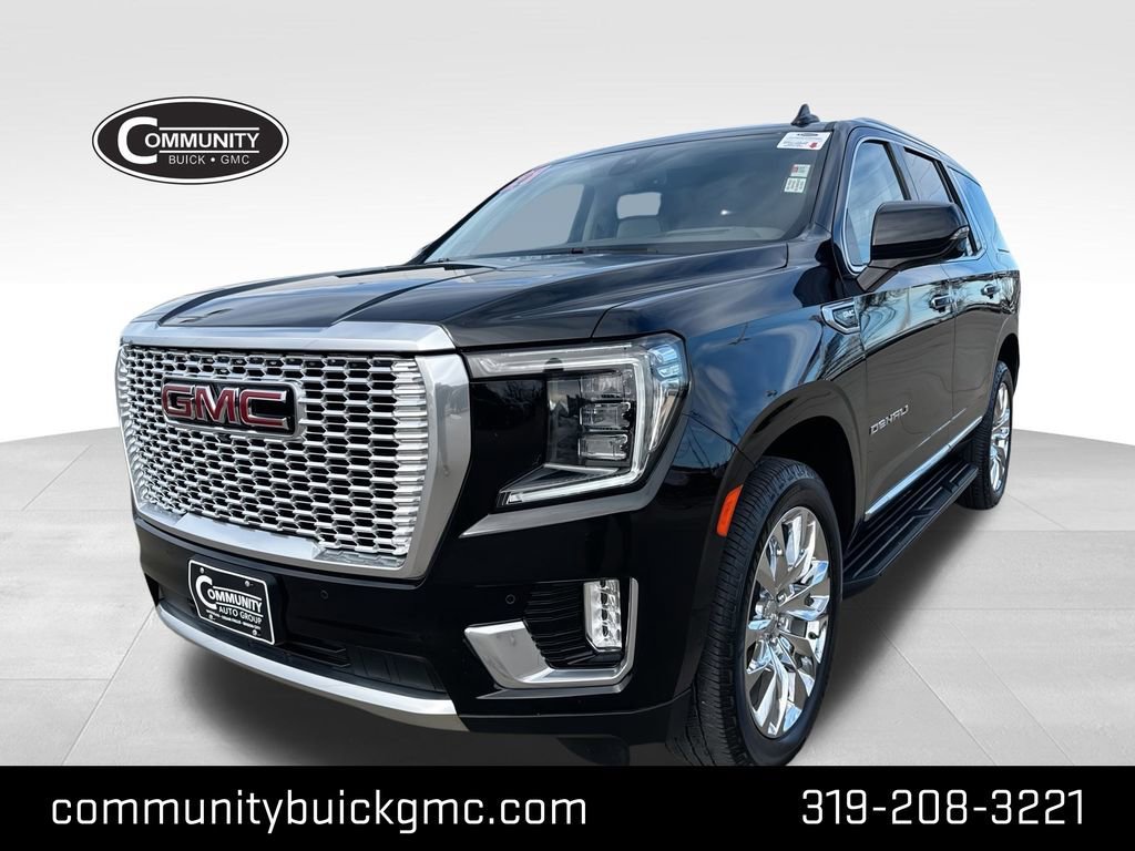 Onyx Black 2021 GMC Yukon Denali 4WD SUV / Crossover Four-Wheel Drive