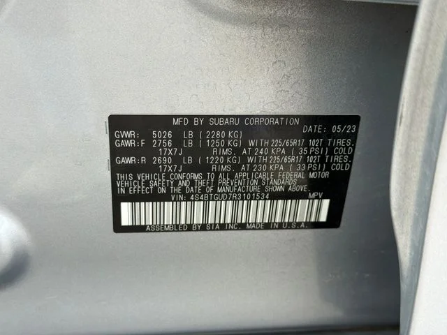 Certified Used 2024 Silver Subaru Wilderness image 30
