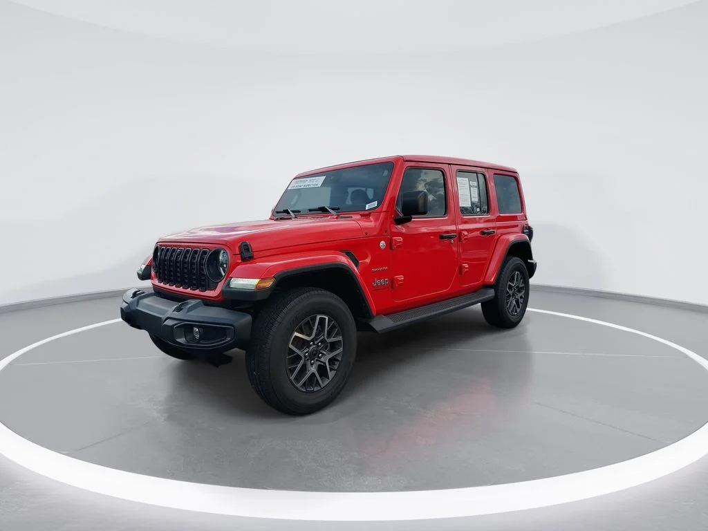 Used 2024 Red Jeep Sahara image 4