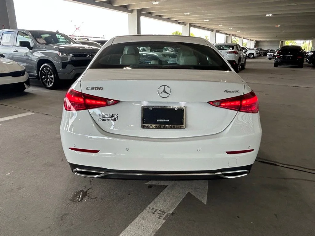 Used 2025 White Mercedes-Benz C 300 image 4