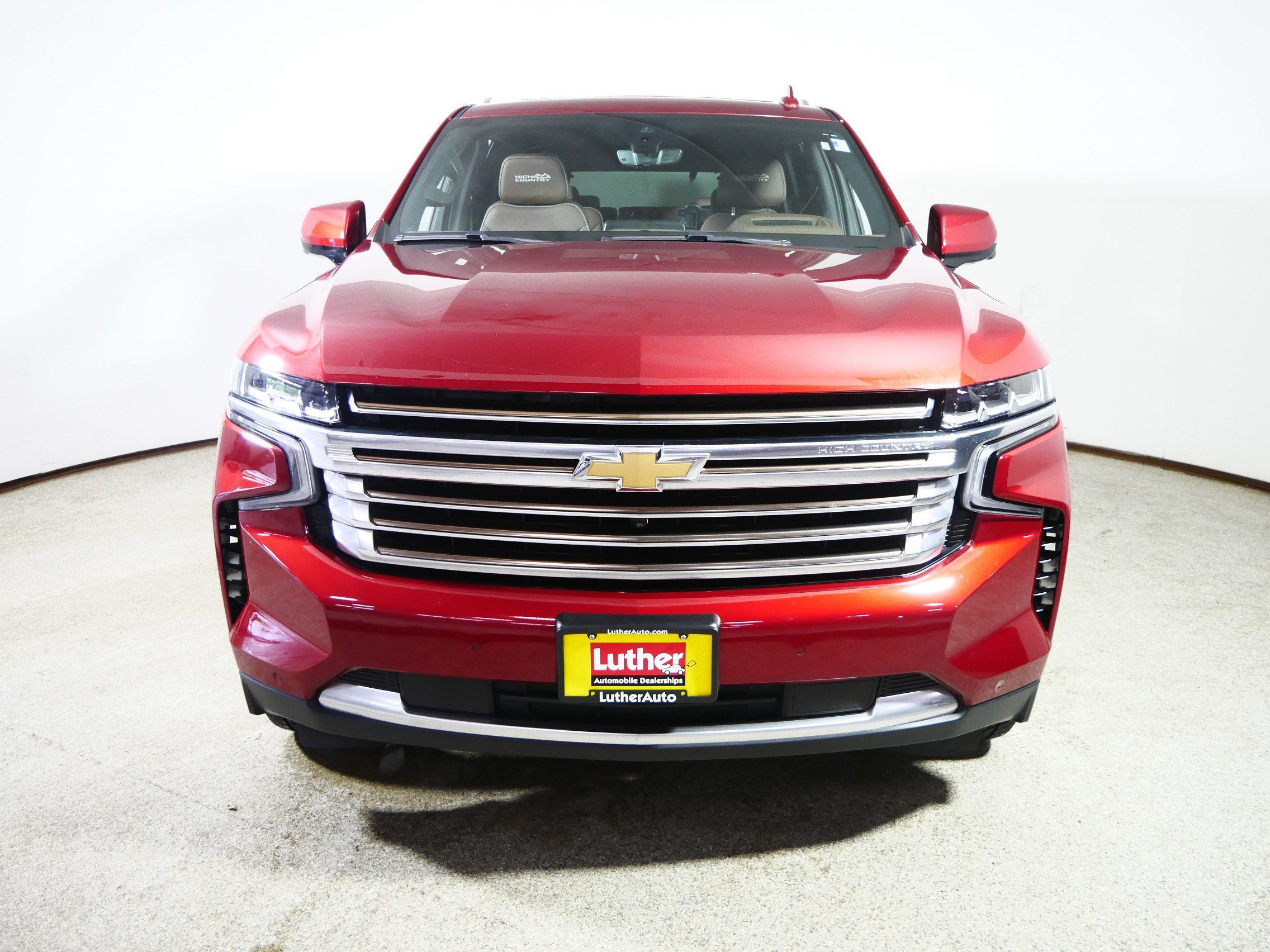 Used 2022 Cherry Red Tintcoat Chevrolet High Country image 2