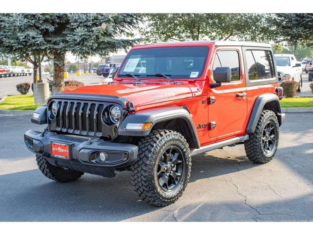 Used 2022 Firecracker Red Clearcoat Jeep Willys image 4