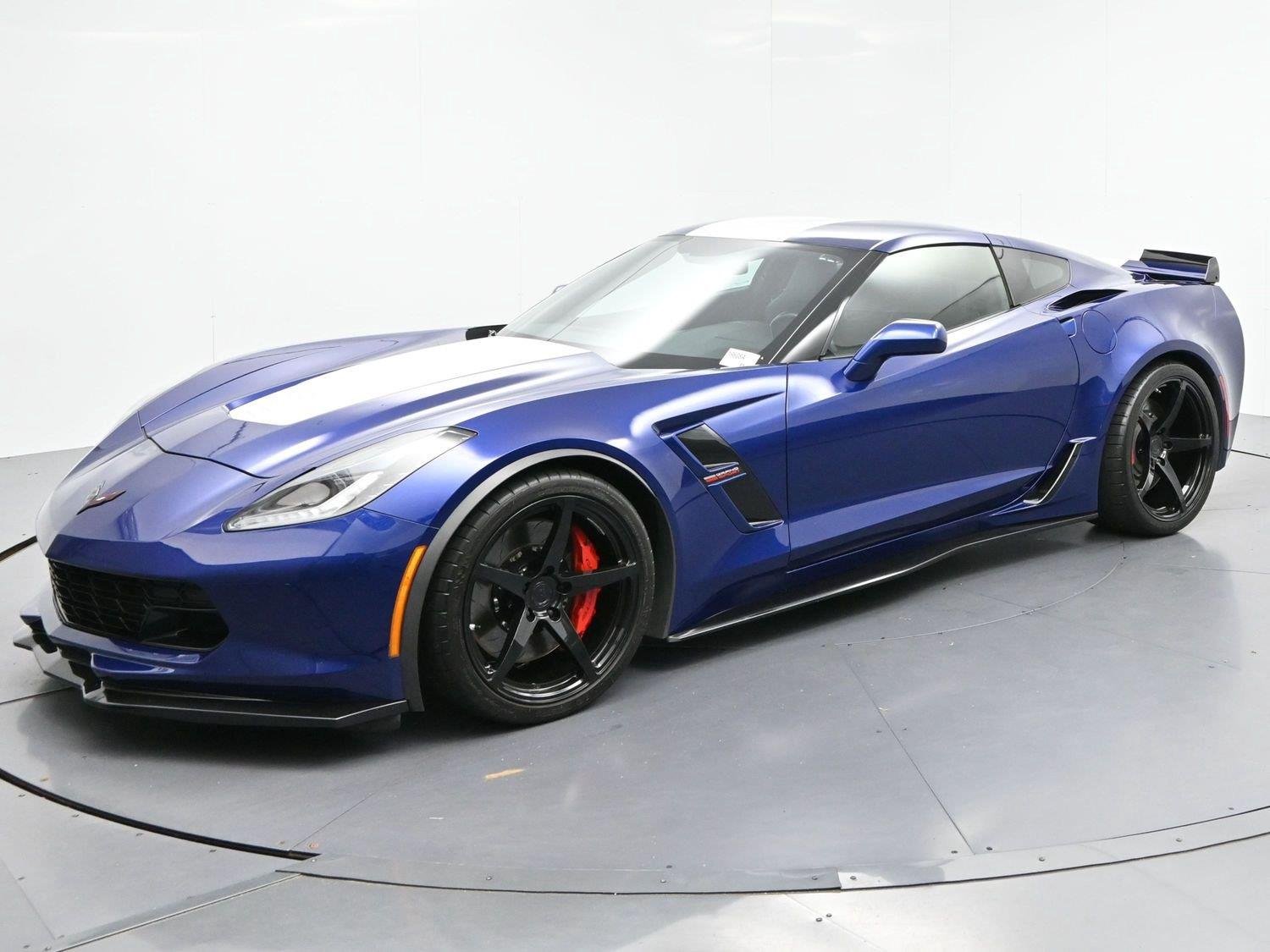 Used 2017 Admiral Blue Metallic Chevrolet Grand Sport 1LT image 3