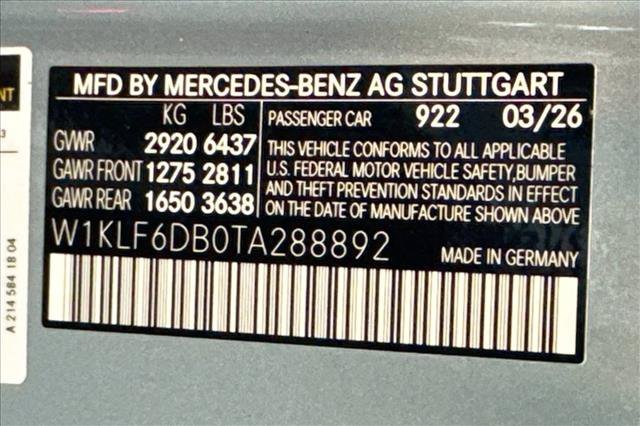 New 2026 Cirrus Silver Metallic Mercedes-Benz AMG® E 53 E image 60