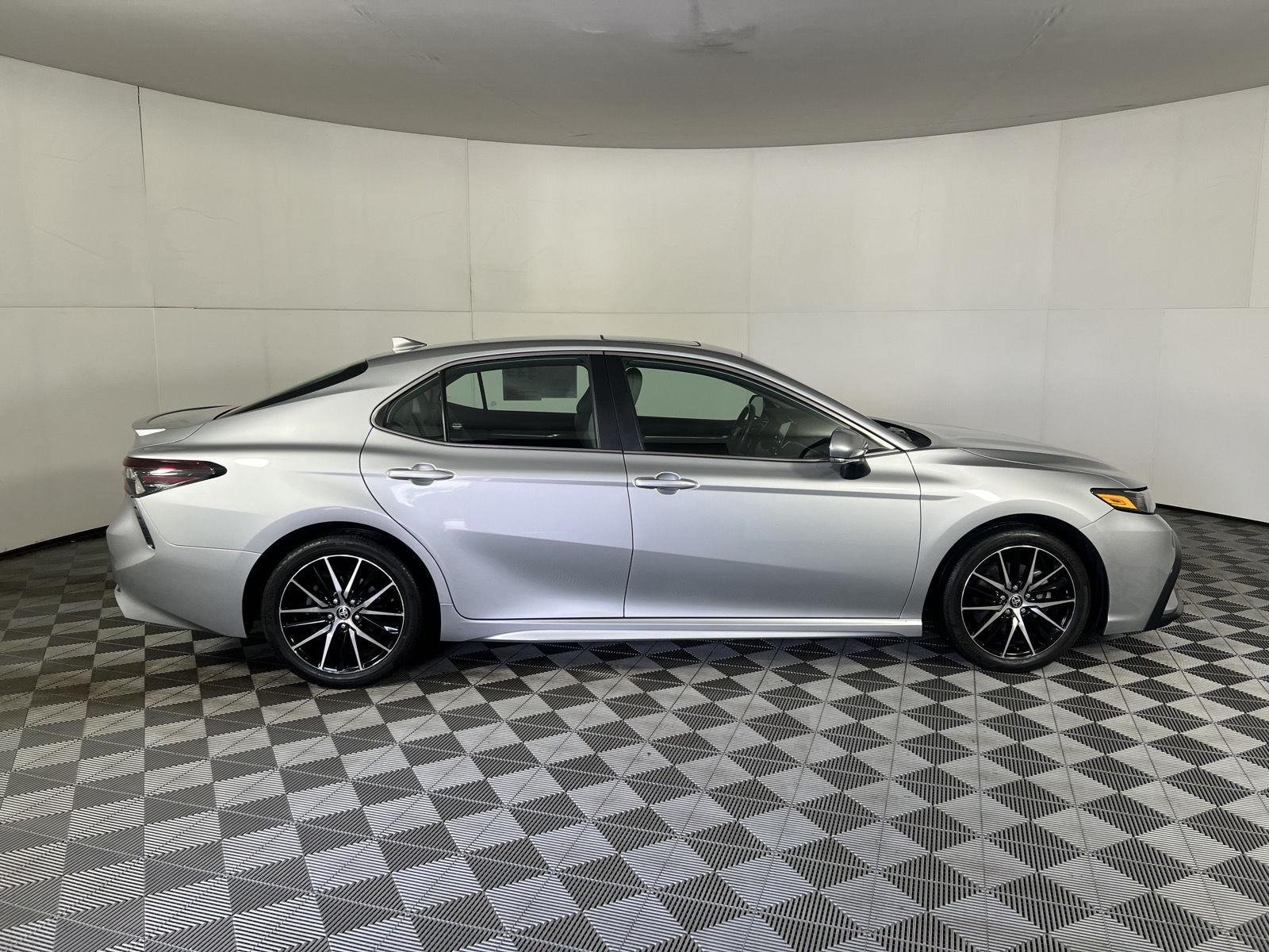Used 2022 Celestial Silver Metallic Toyota SE image 8