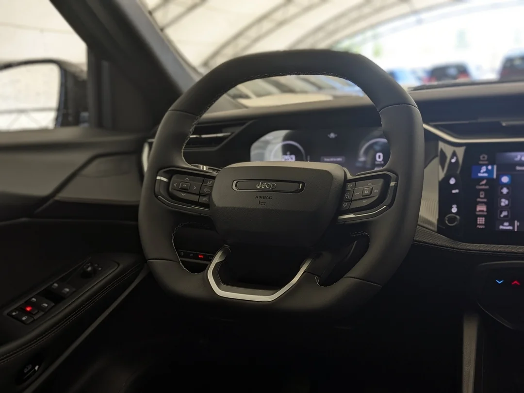 New 2026 Black Jeep Limited - - 4x4 - Hybrid - Pano Sunroof - Leatherette - Power Liftgate - Wireless Charge & More! image 16