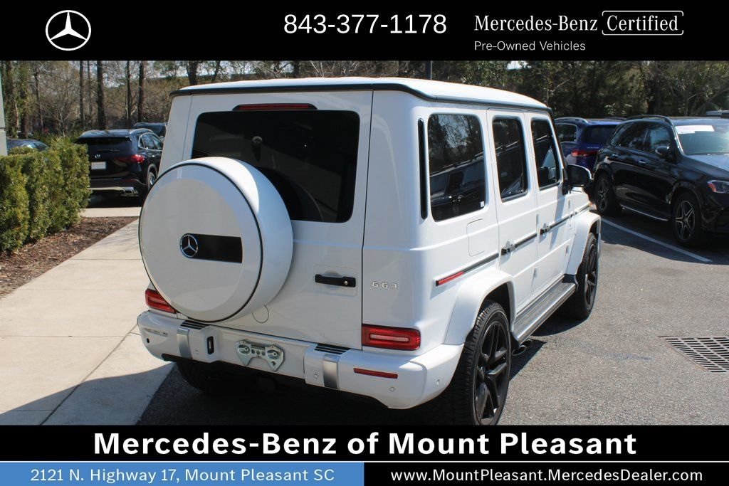 Certified Used 2022 White Mercedes-AMG G 63 AMG® image 5