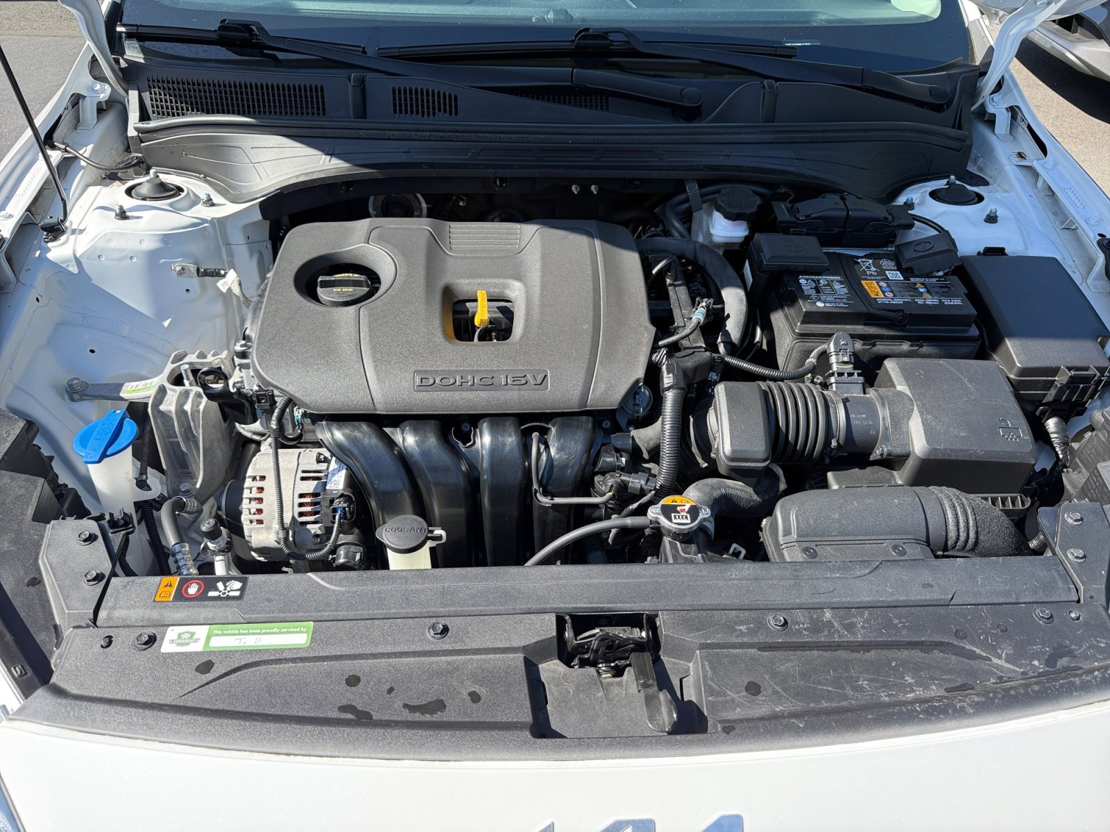 Used 2022 Snow White Pearl Kia LXS image 20
