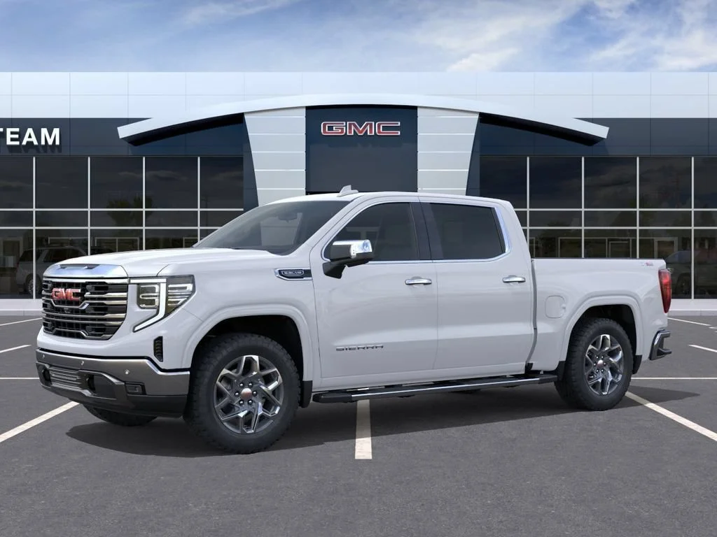 New 2026 Glacier White Tricoat GMC SLT image 2