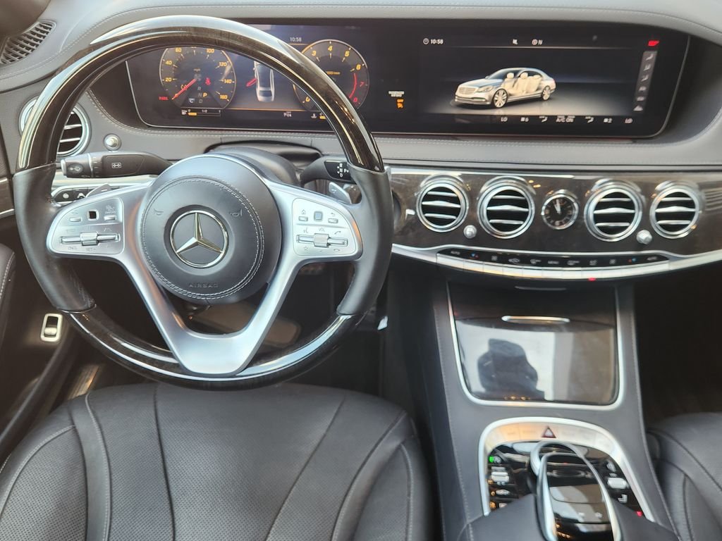 Used 2018 designo Diamond White Mercedes-Benz S 450 image 27
