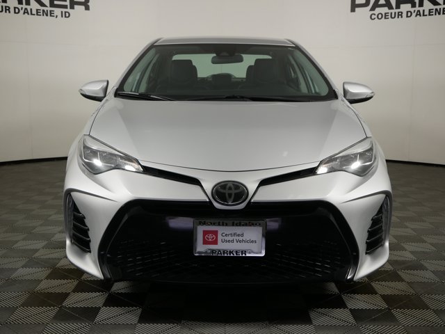 Certified Used 2018 Classic Silver Metallic Toyota SE image 3