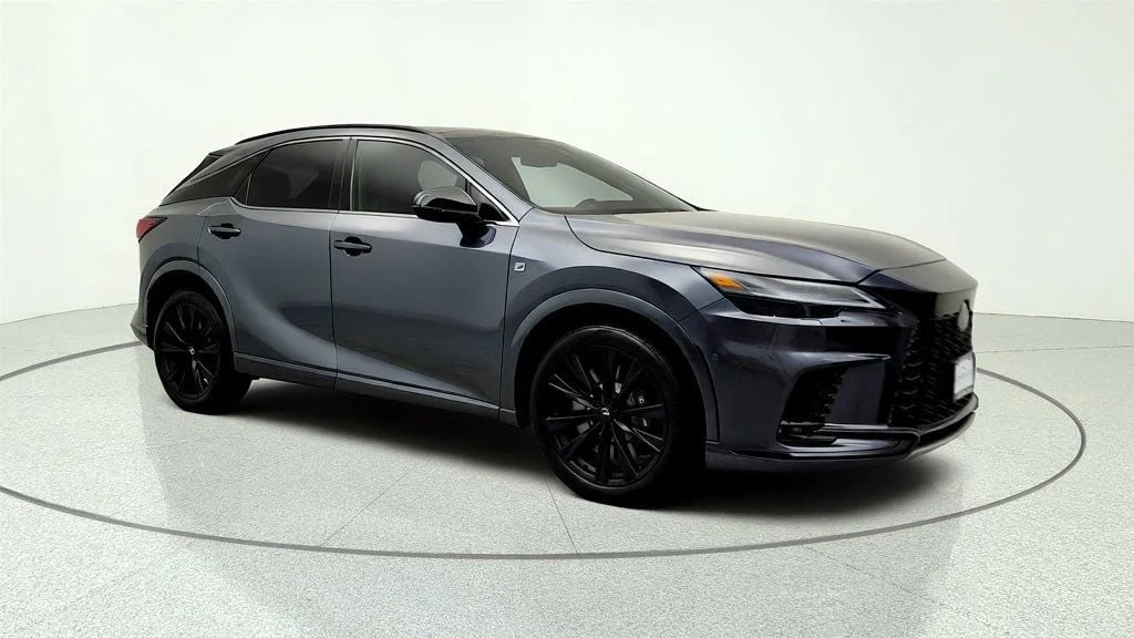 Used 2024 Cloudburst Gray Lexus RX 500h F SPORT Performance AWD w/ Mark Levinson & Pano Roof image 3