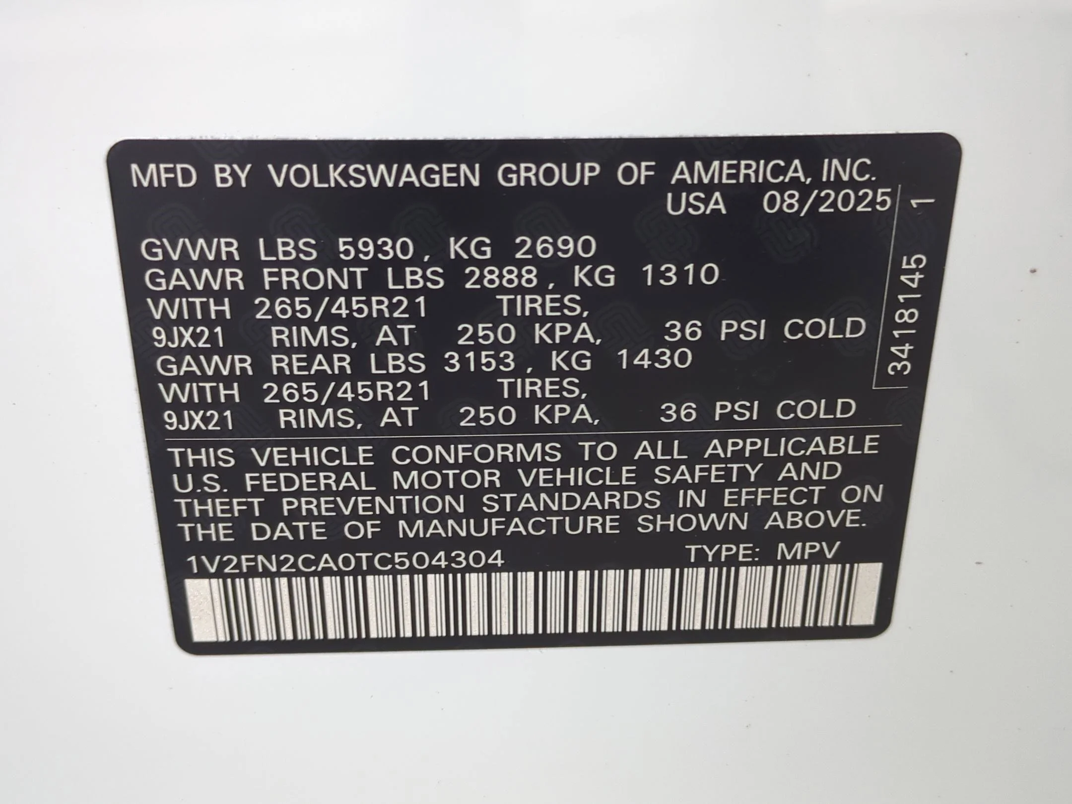 2026 Volkswagen Atlas SEL Premium R-Line - Photo 19