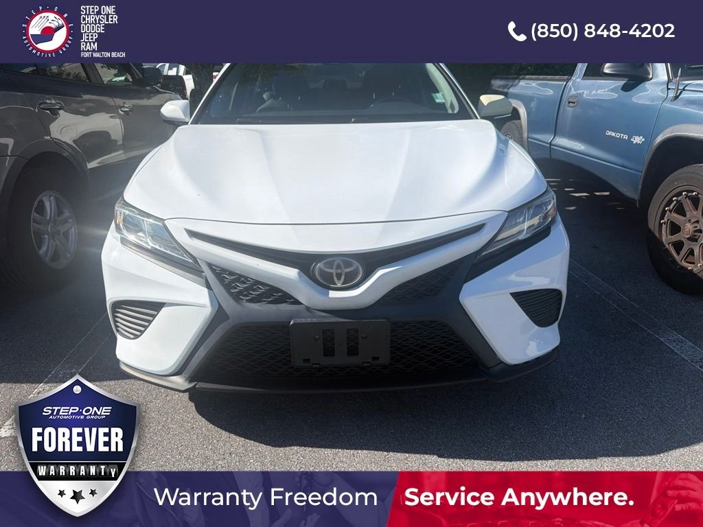 Used 2018 White Toyota SE image 2