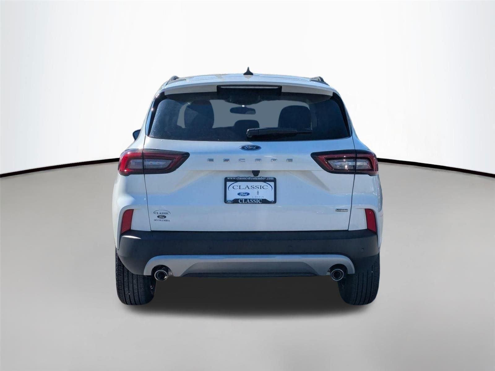 New 2025 Star White Metallic Tri-coat Ford Plug-in Hybrid image 7