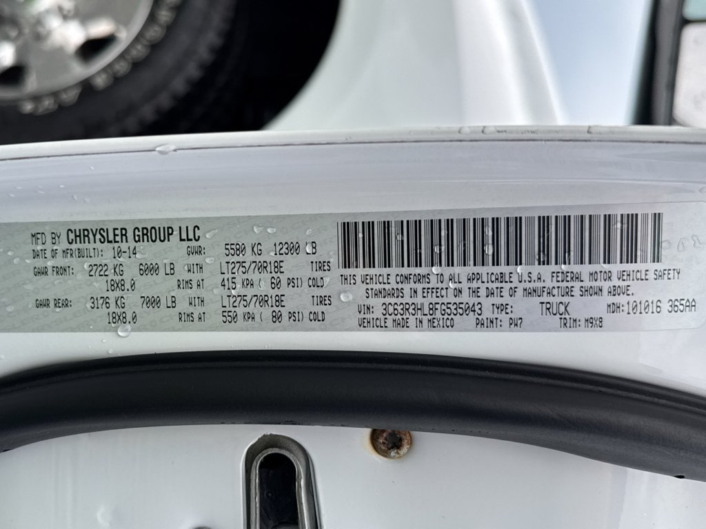 Used 2015 Bright White Clearcoat Ram Big Horn image 34