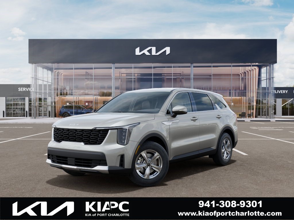 New 2026 Ivory Silver Kia LX image 1
