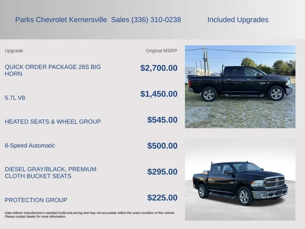 Used 2017 Black Ram Big Horn image 4