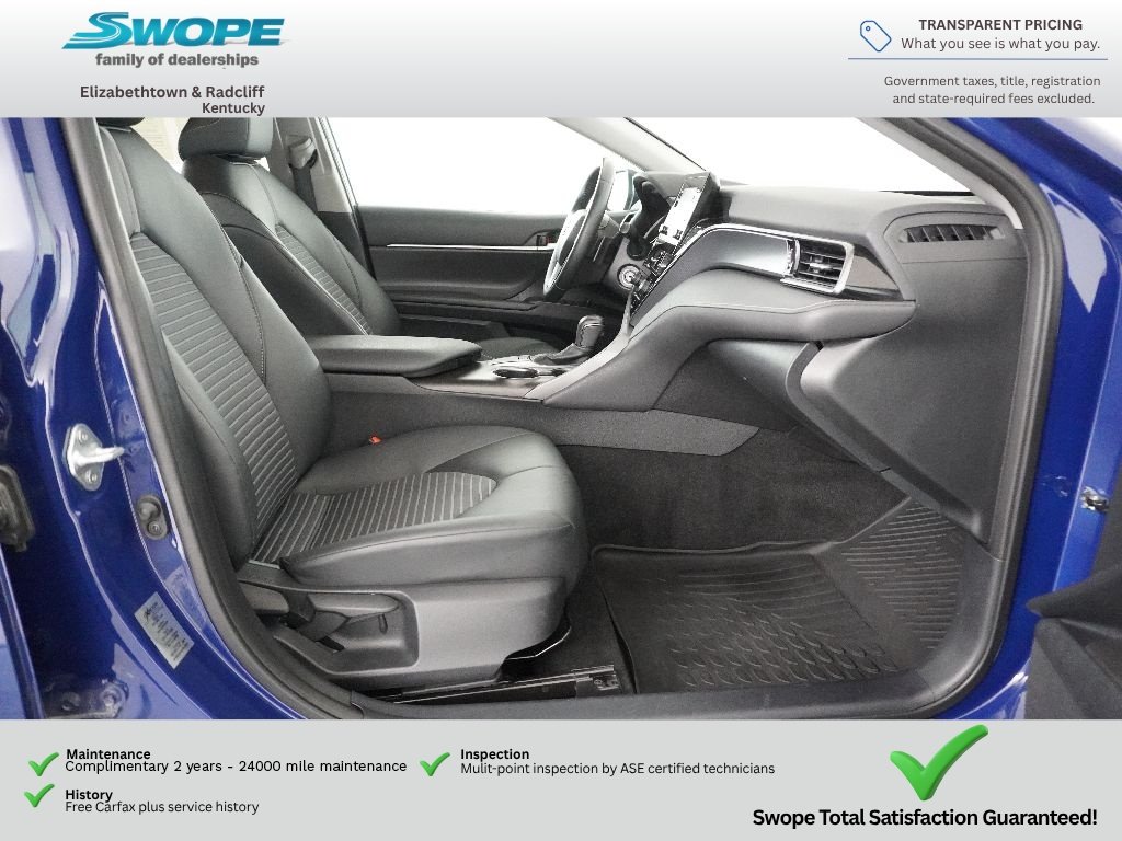 Used 2023 Reservoir Blue Toyota SE Nightshade image 10