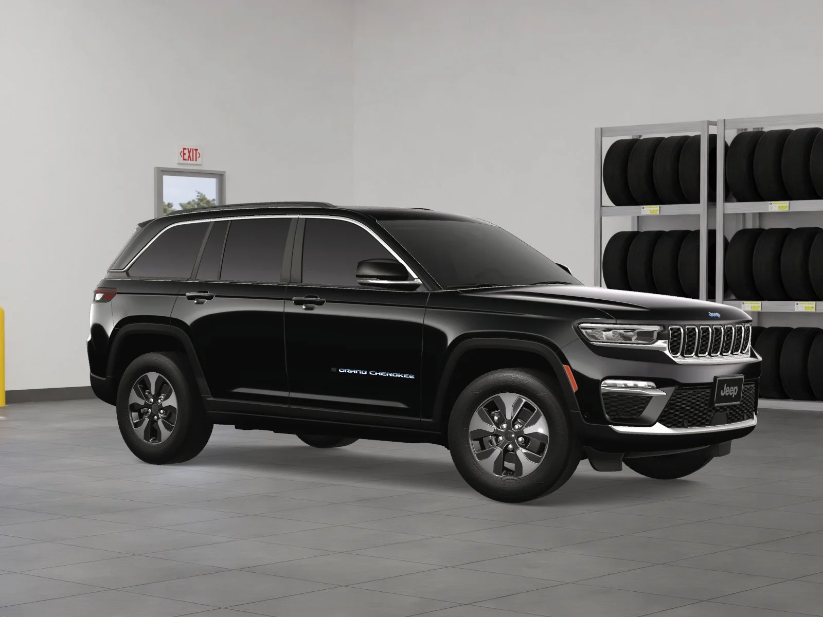 New 2024 Diamond Black Crystal Pearlcoat Jeep 4xe image 36