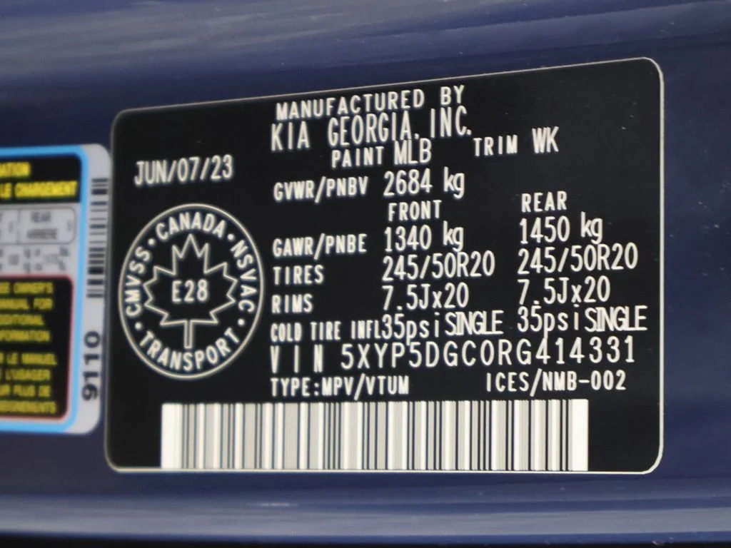 Used 2024 Midnight Lake Blue Kia SX-Prestige image 66