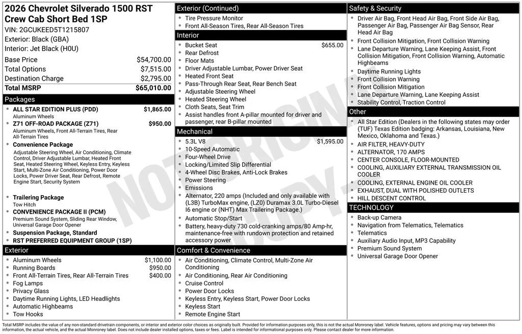 2026 Chevrolet Silverado 1500 RST - Photo 8