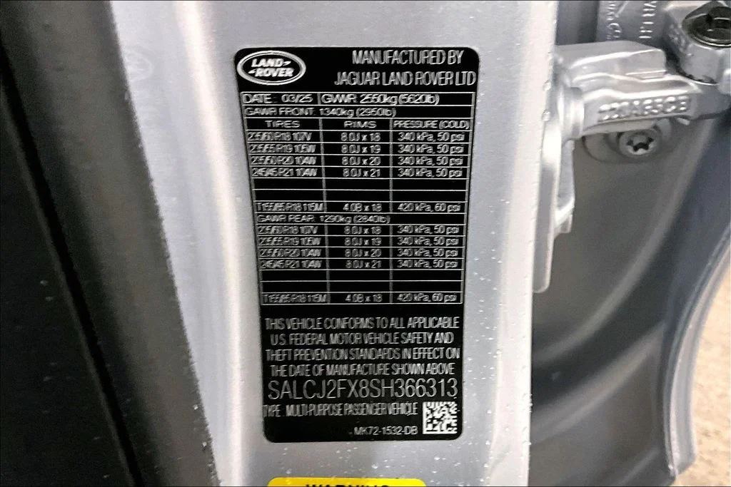 Certified Used 2025 Silver Land Rover S image 8