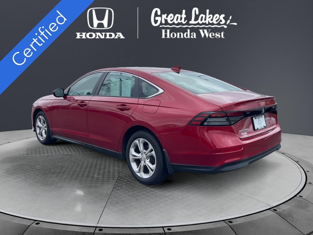 Certified Used 2025 Radiant Red Metallic Honda LX image 3