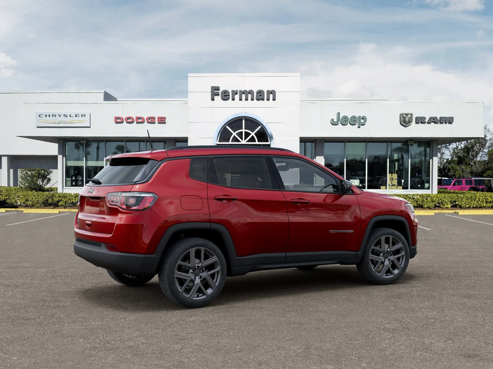 New 2026 Red Hot Pearl-Coat Exterior Paint Jeep Latitude image 35