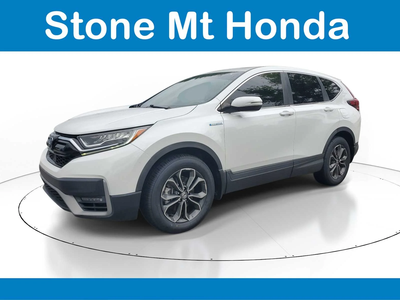 Used 2021 Platinum White Pearl Honda EX image 3