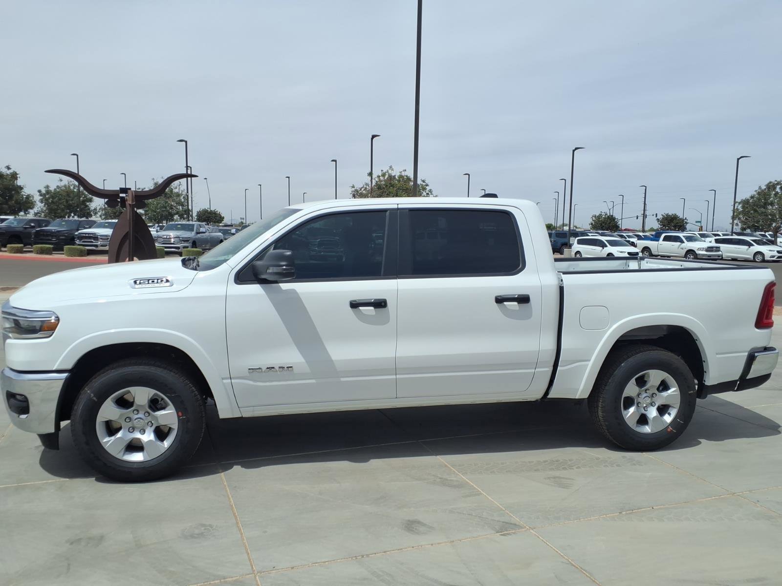 New 2026 Bright White Clear-Coat Exterior Paint RAM Big Horn image 3