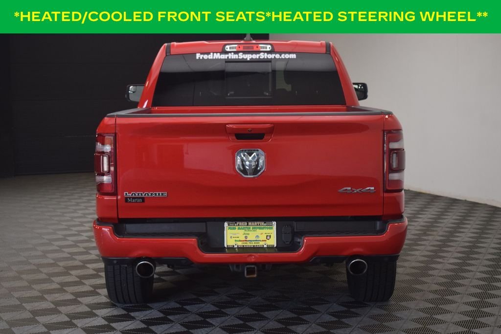 Used 2022 Flame Red Clearcoat RAM Laramie image 9