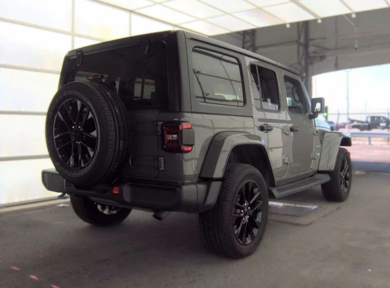 Used 2023 Gray Jeep Sahara 4xe image 2