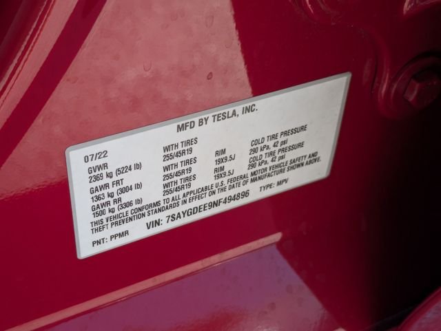 Used 2022 Red Tesla Long Range image 29