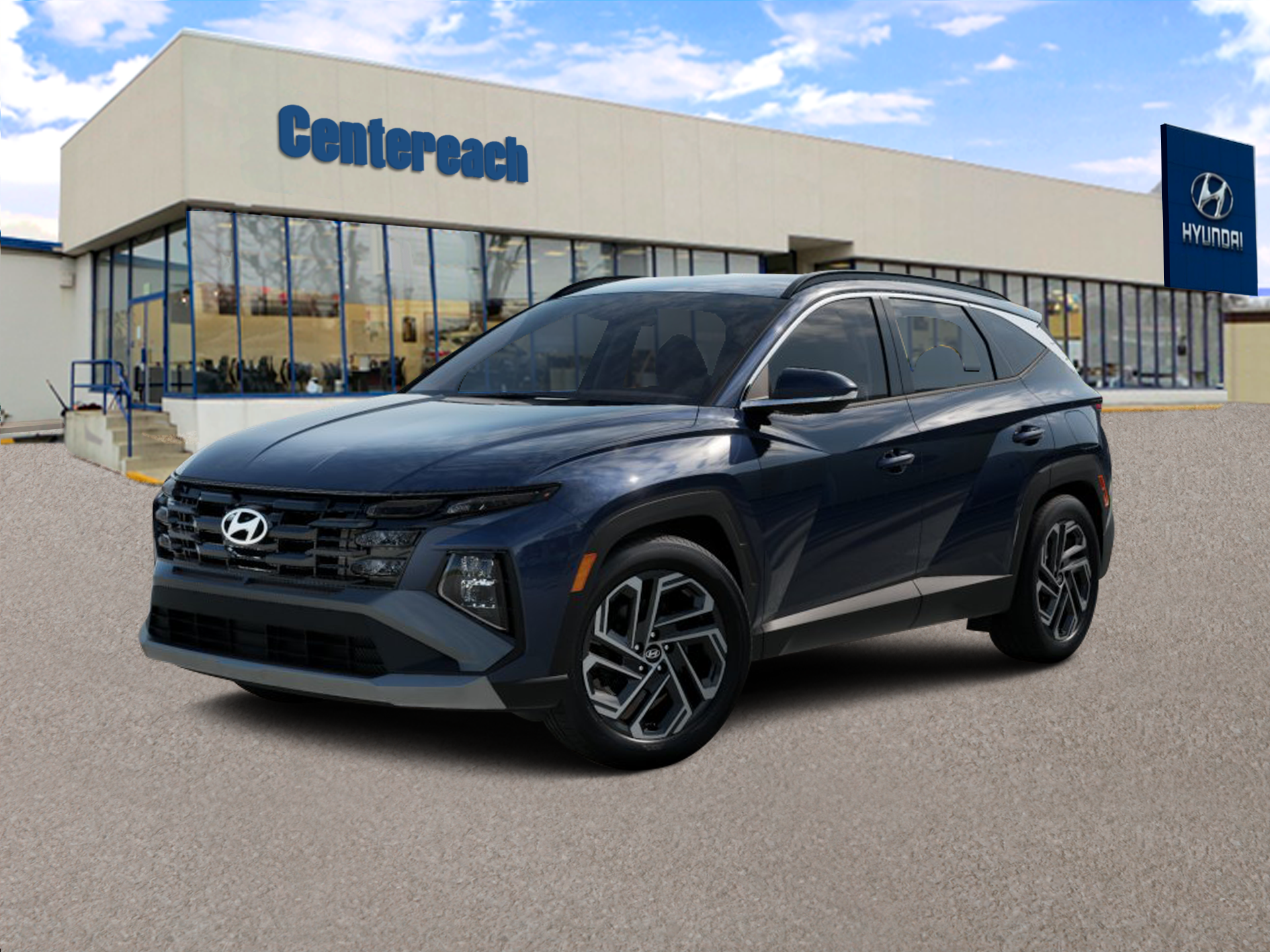New 2026 Atlantis Blue Hyundai SEL Plus AWD image 2