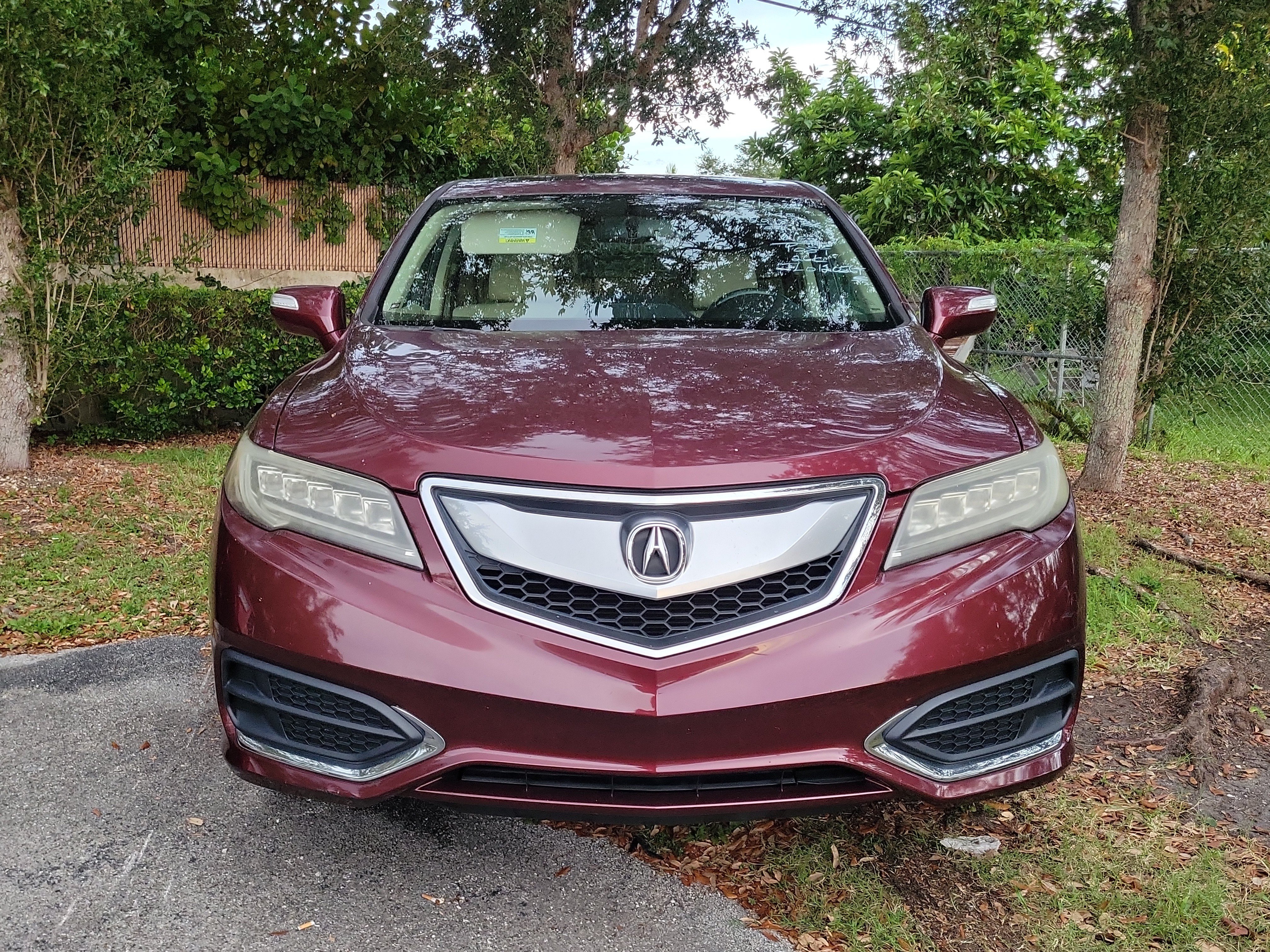 Used 2018 Basque Red Pearl Acura Technology Package image 2
