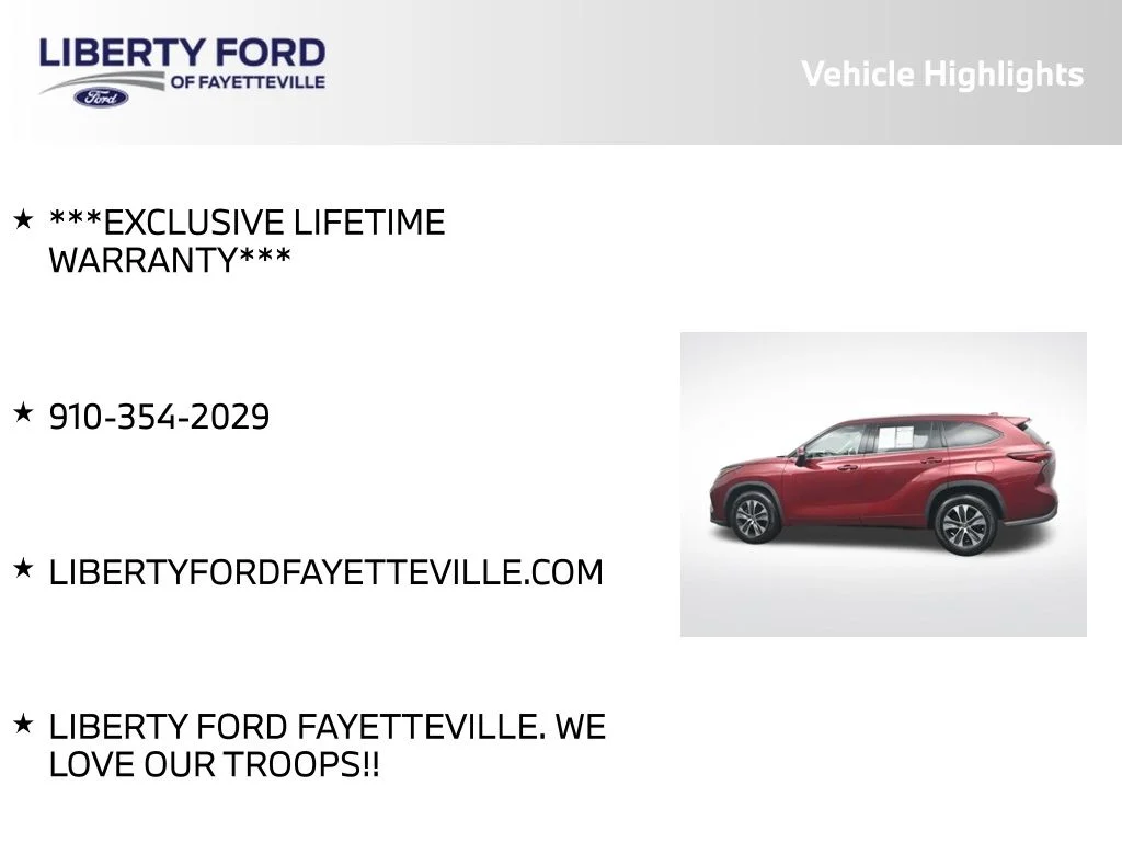 Certified Used 2021 Ruby Flare Pearl Toyota XLE image 5