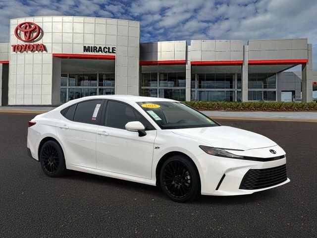 Certified Used 2025 White Toyota LE image 1