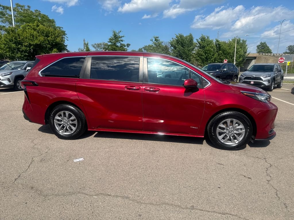 Used 2021 Red Toyota LE image 8